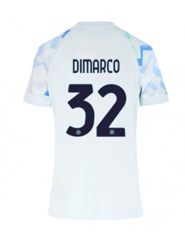 Inter Milan Federico Dimarco #32 Replika Borta Kläder Dam 2025-26 Kortärmad